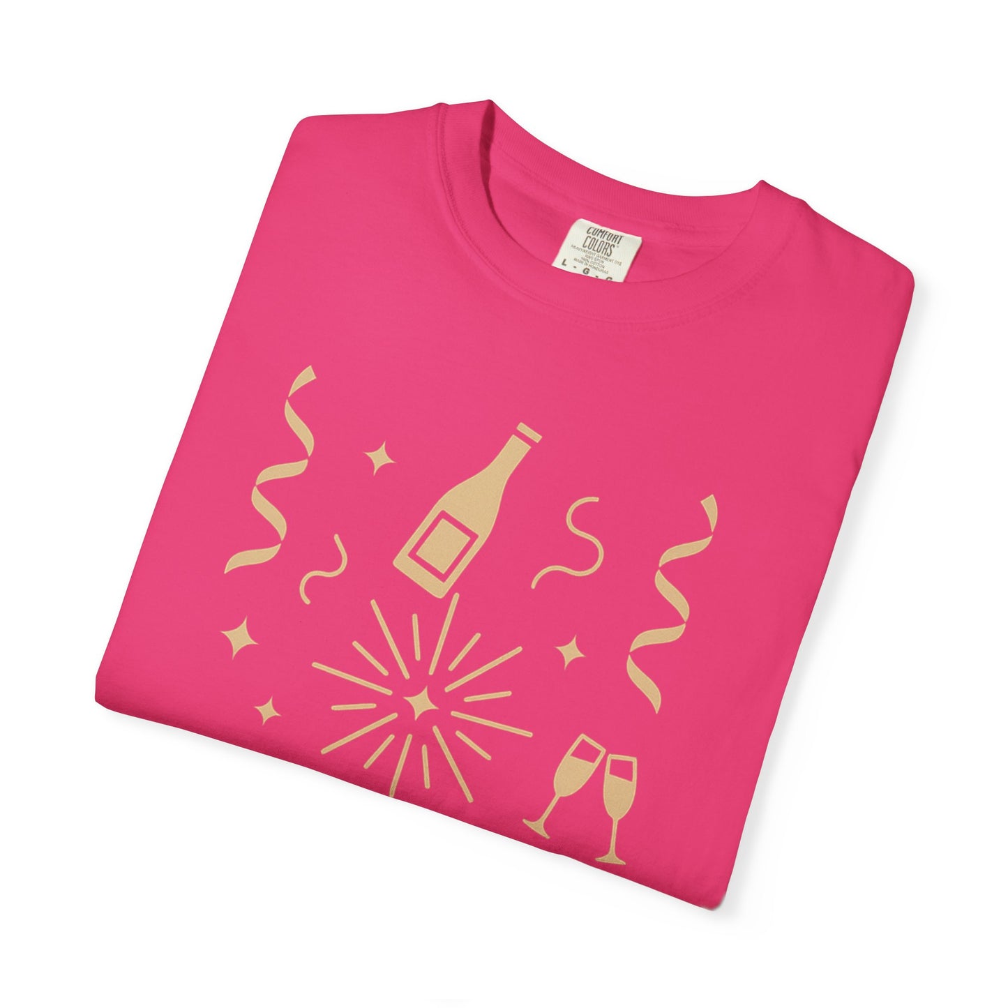 2026 Happy New Year T-Shirt - Champagne Celebration Tee