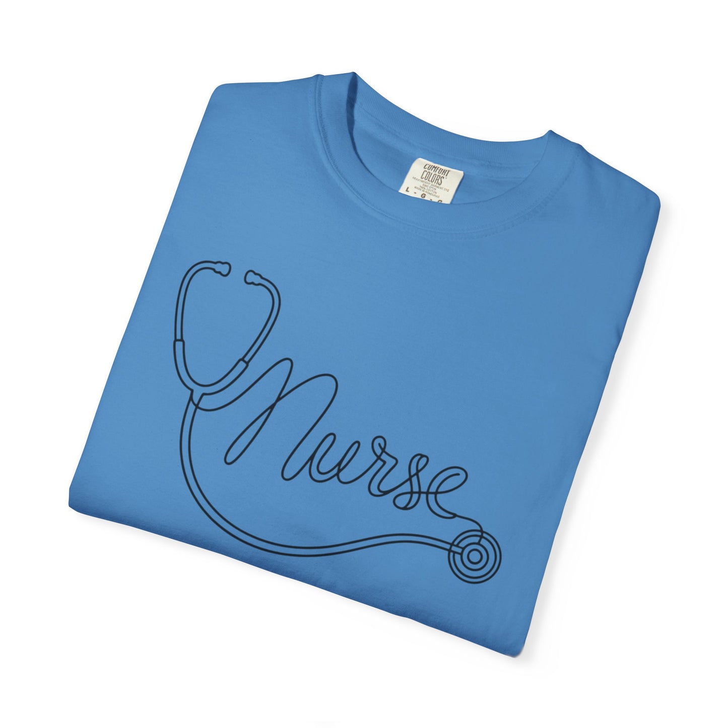 Nurse Stethoscope Script T-shirt | Nursing Medical Tee