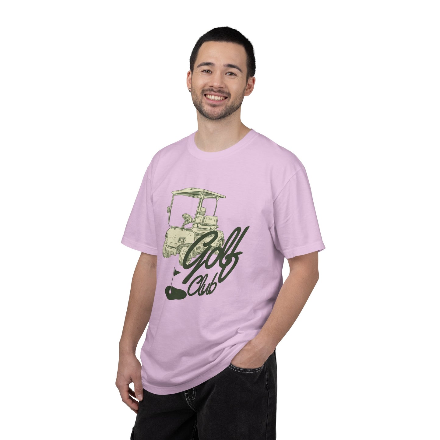 Golf Club Graphic T-Shirt - Vintage Golf Cart Design