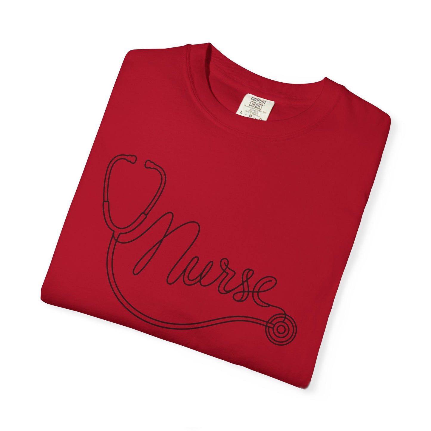 Nurse Stethoscope Script T-shirt | Nursing Medical Tee