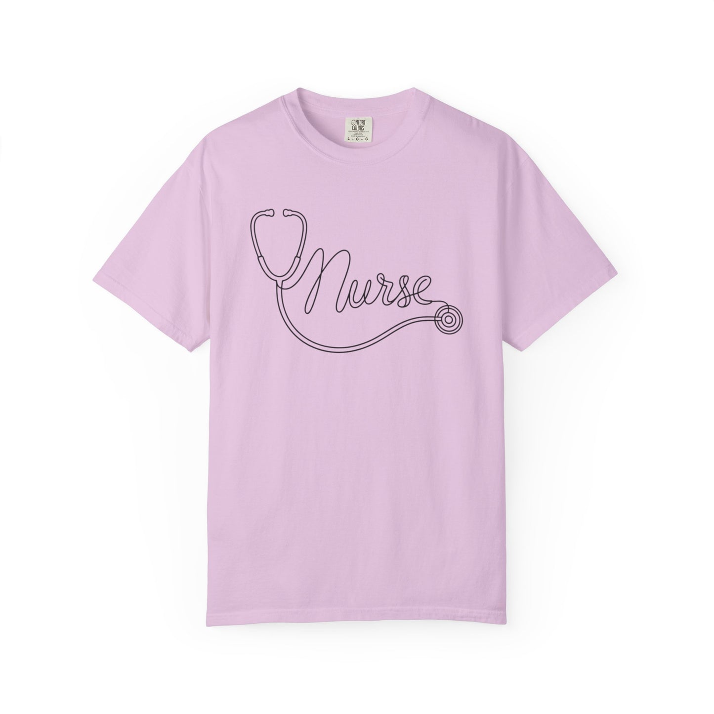 Nurse Stethoscope Script T-shirt | Nursing Medical Tee