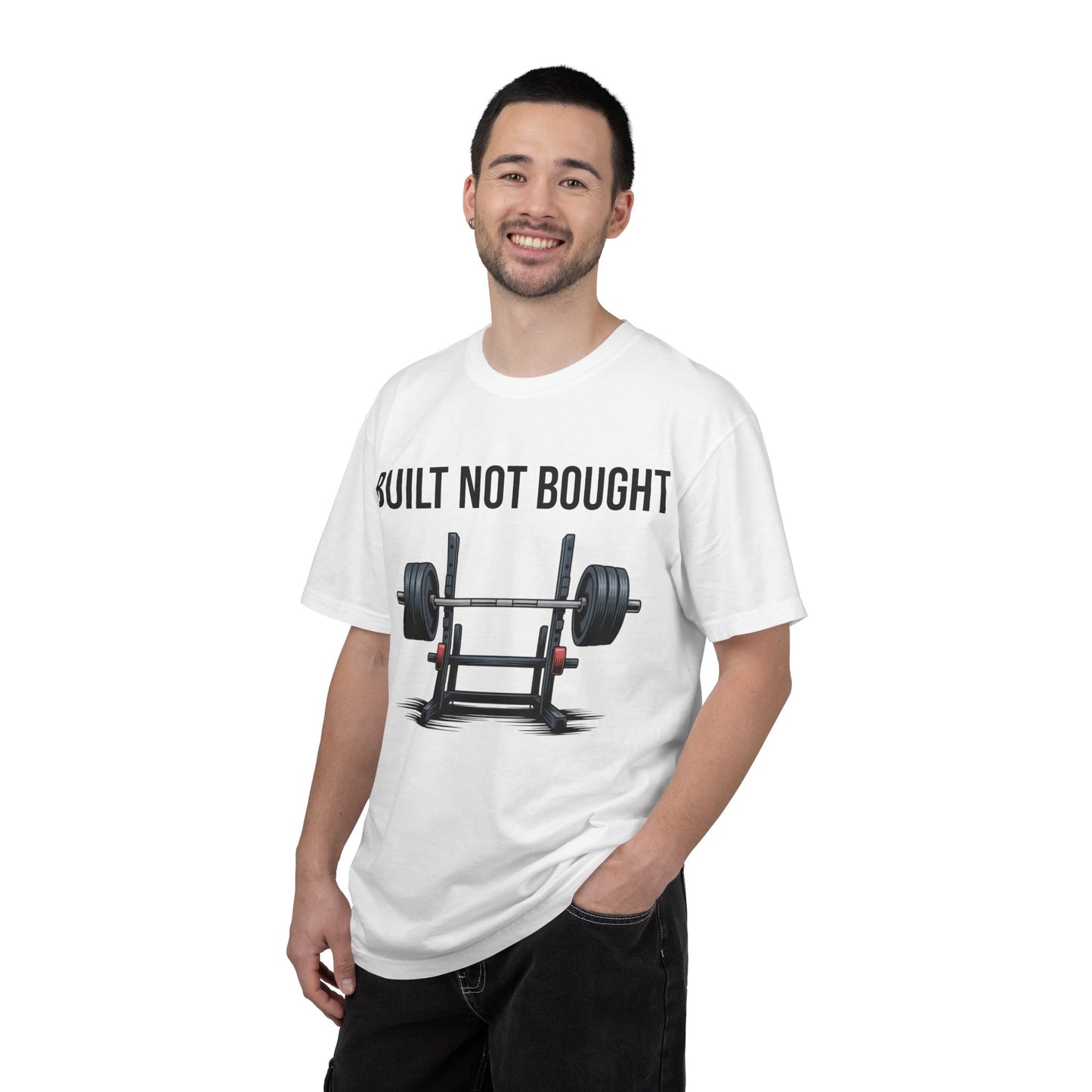Built Not Bought T-Shirt — Weightlifting Gym Tee