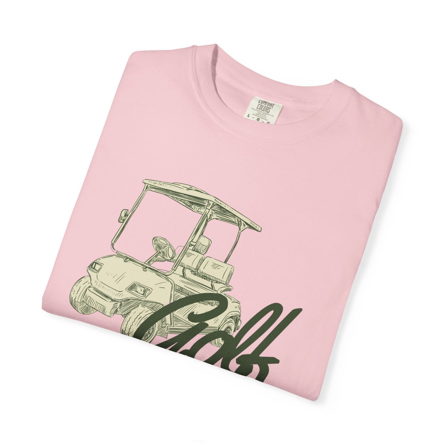 Golf Club Graphic T-Shirt - Vintage Golf Cart Design