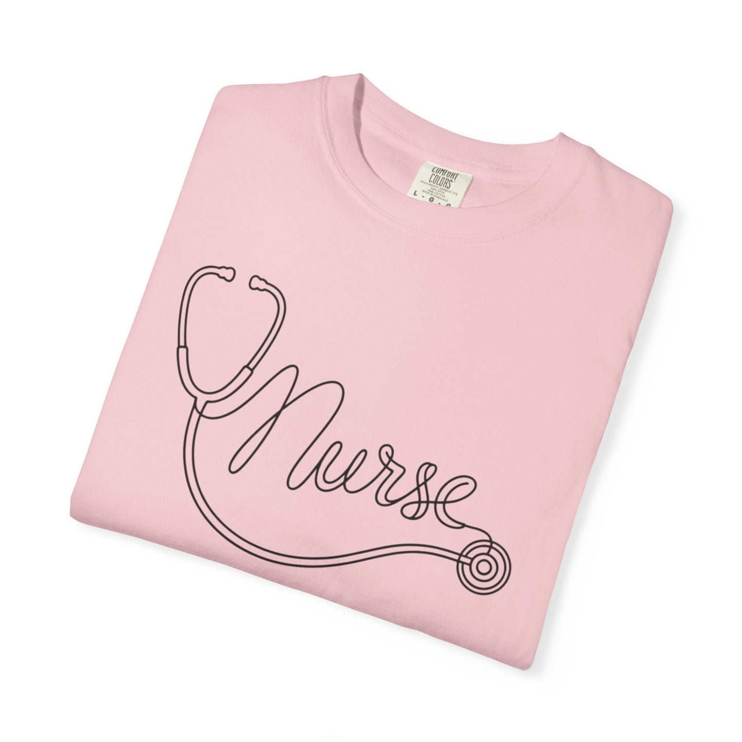 Nurse Stethoscope Script T-shirt | Nursing Medical Tee