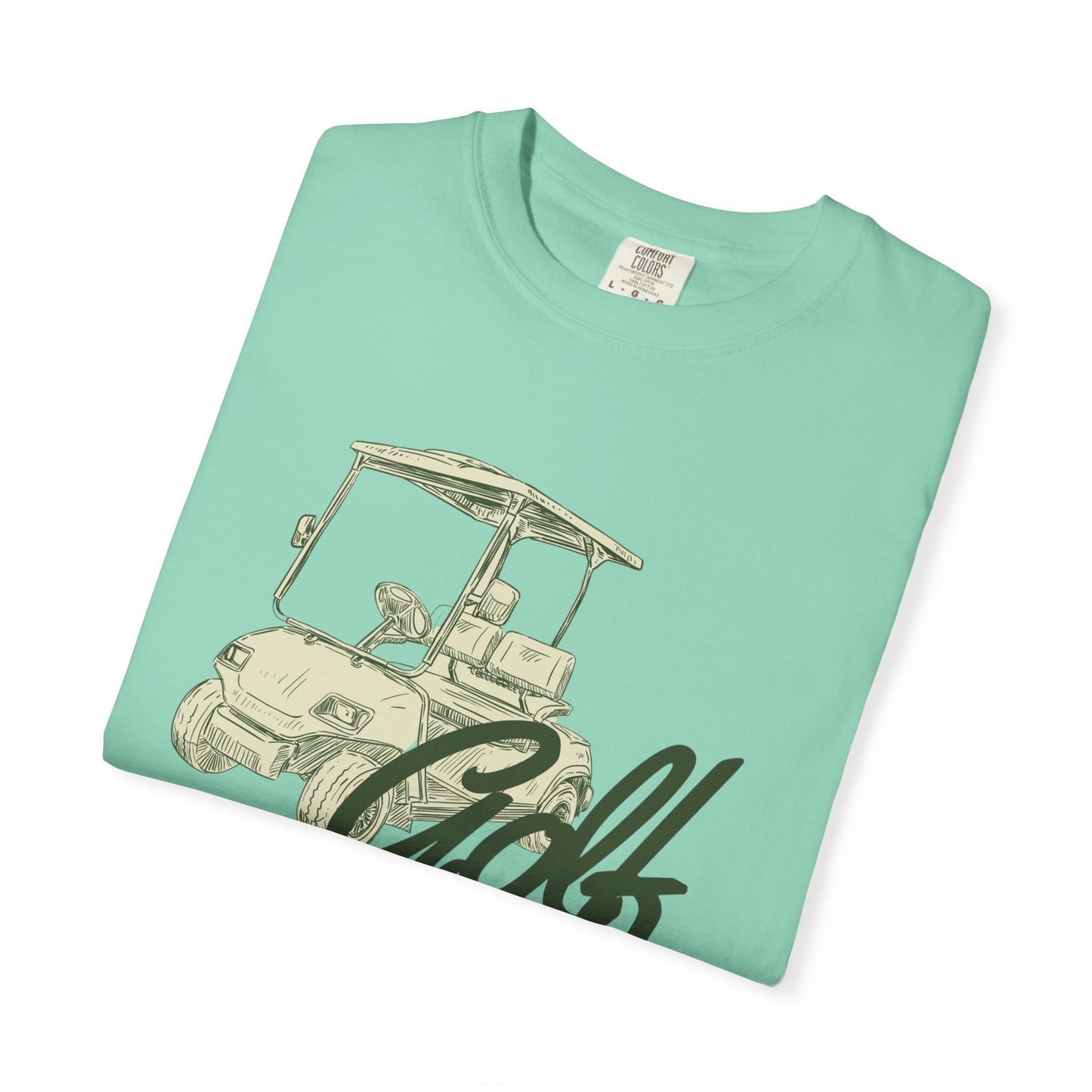 Golf Club Graphic T-Shirt - Vintage Golf Cart Design