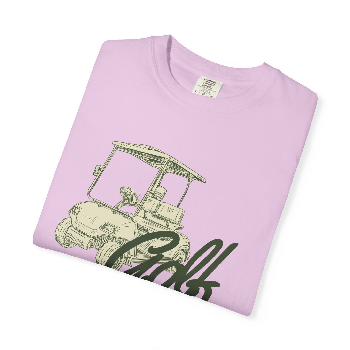 Golf Club Graphic T-Shirt - Vintage Golf Cart Design