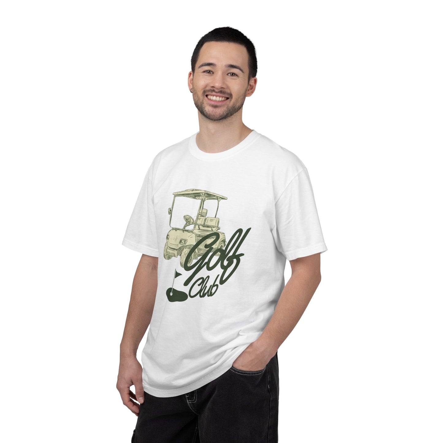 Golf Club Graphic T-Shirt - Vintage Golf Cart Design