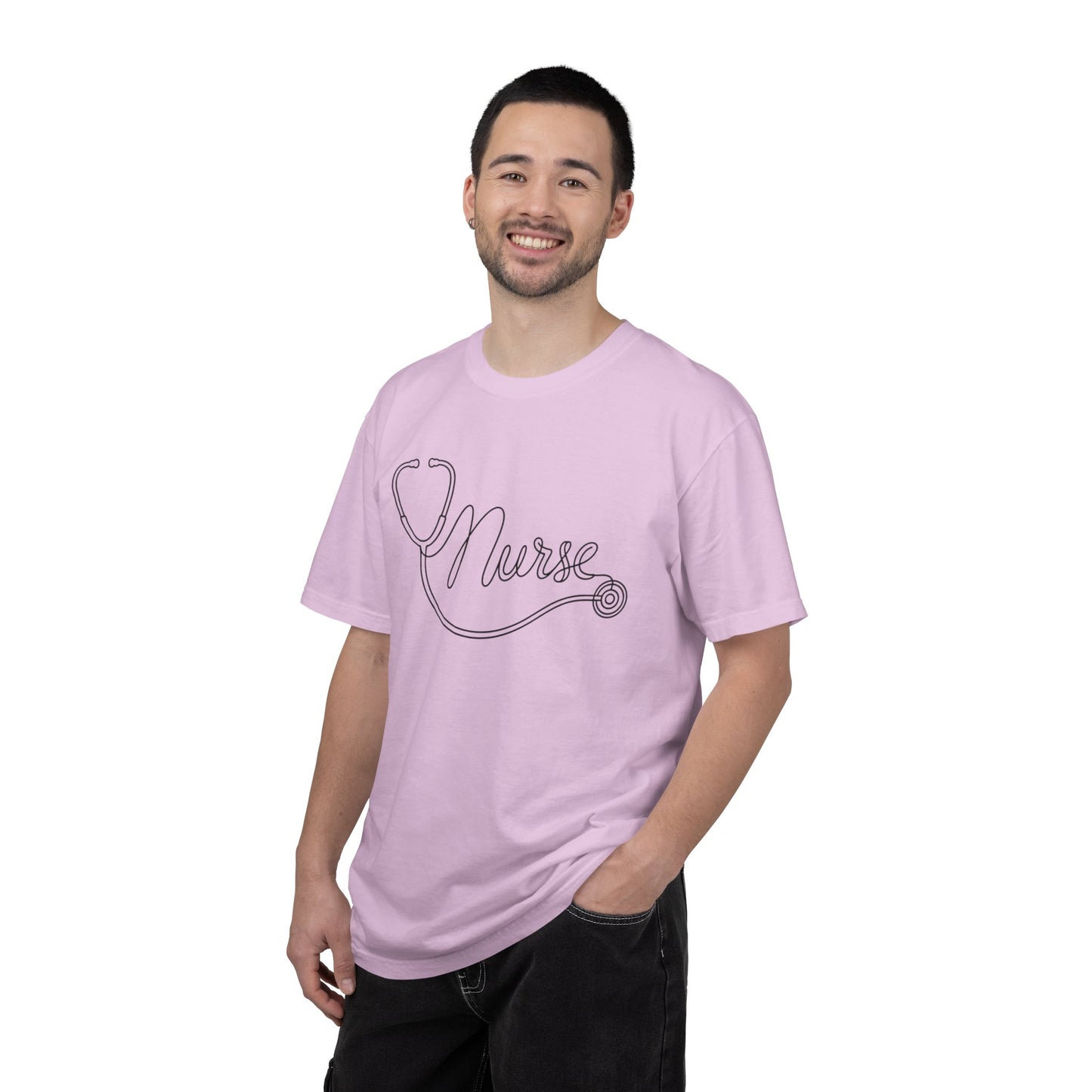 Nurse Stethoscope Script T-shirt | Nursing Medical Tee