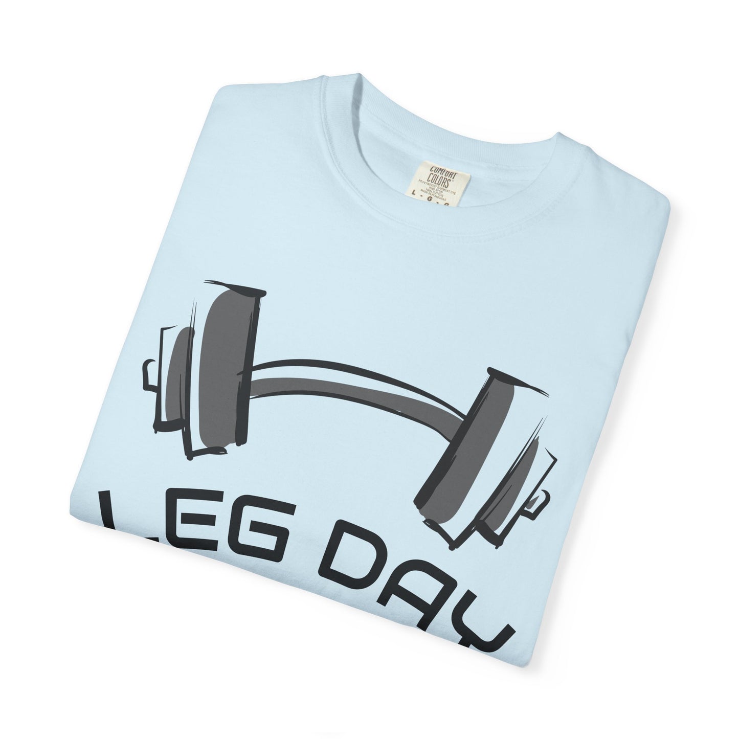 Leg Day Legend T-Shirt — Barbell Gym Workout Tee