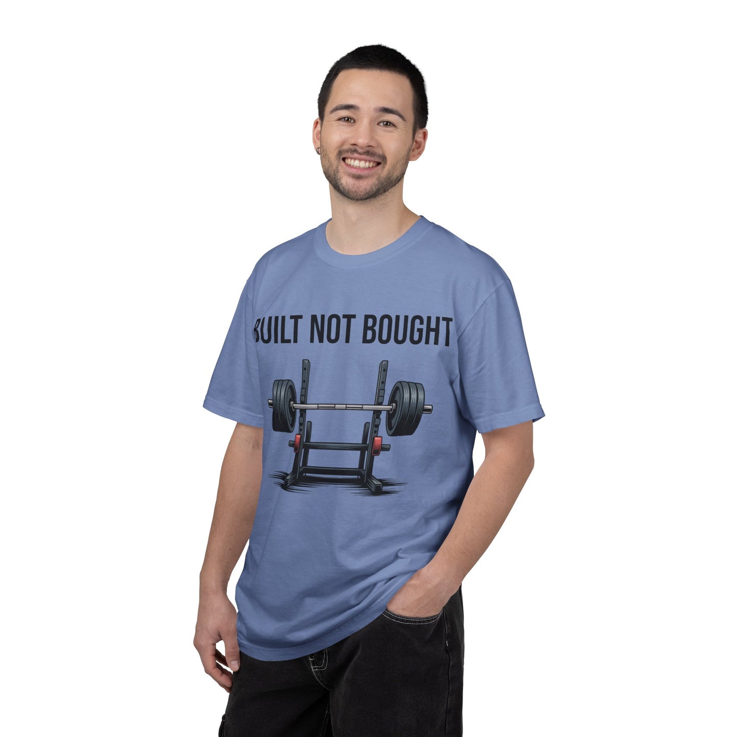Built Not Bought T-Shirt — Weightlifting Gym Tee