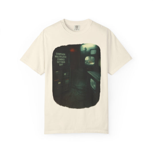 Vintage Call of Duty Vibes T-Shirt - Video Game Menu Moody Graphic Tee