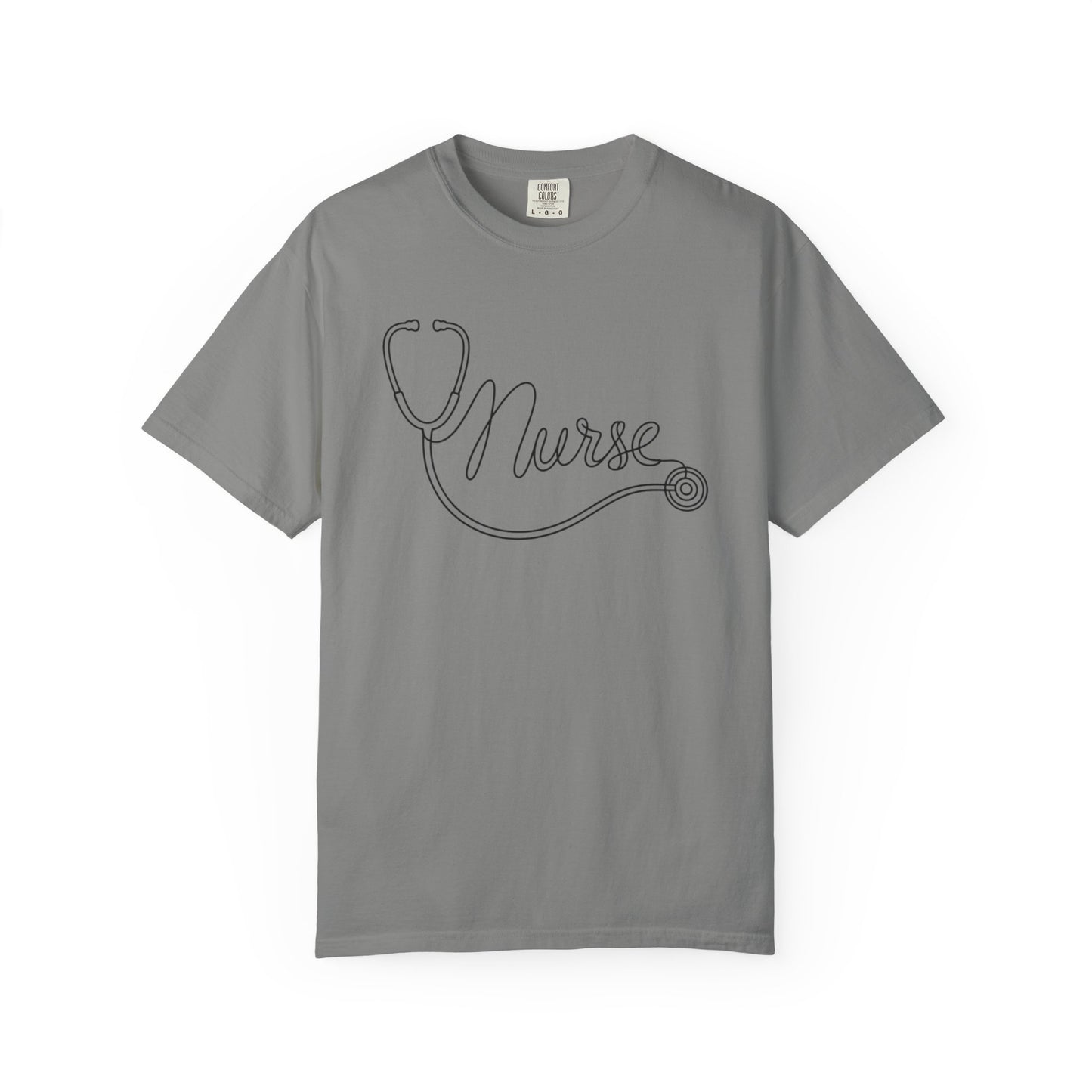 Nurse Stethoscope Script T-shirt | Nursing Medical Tee
