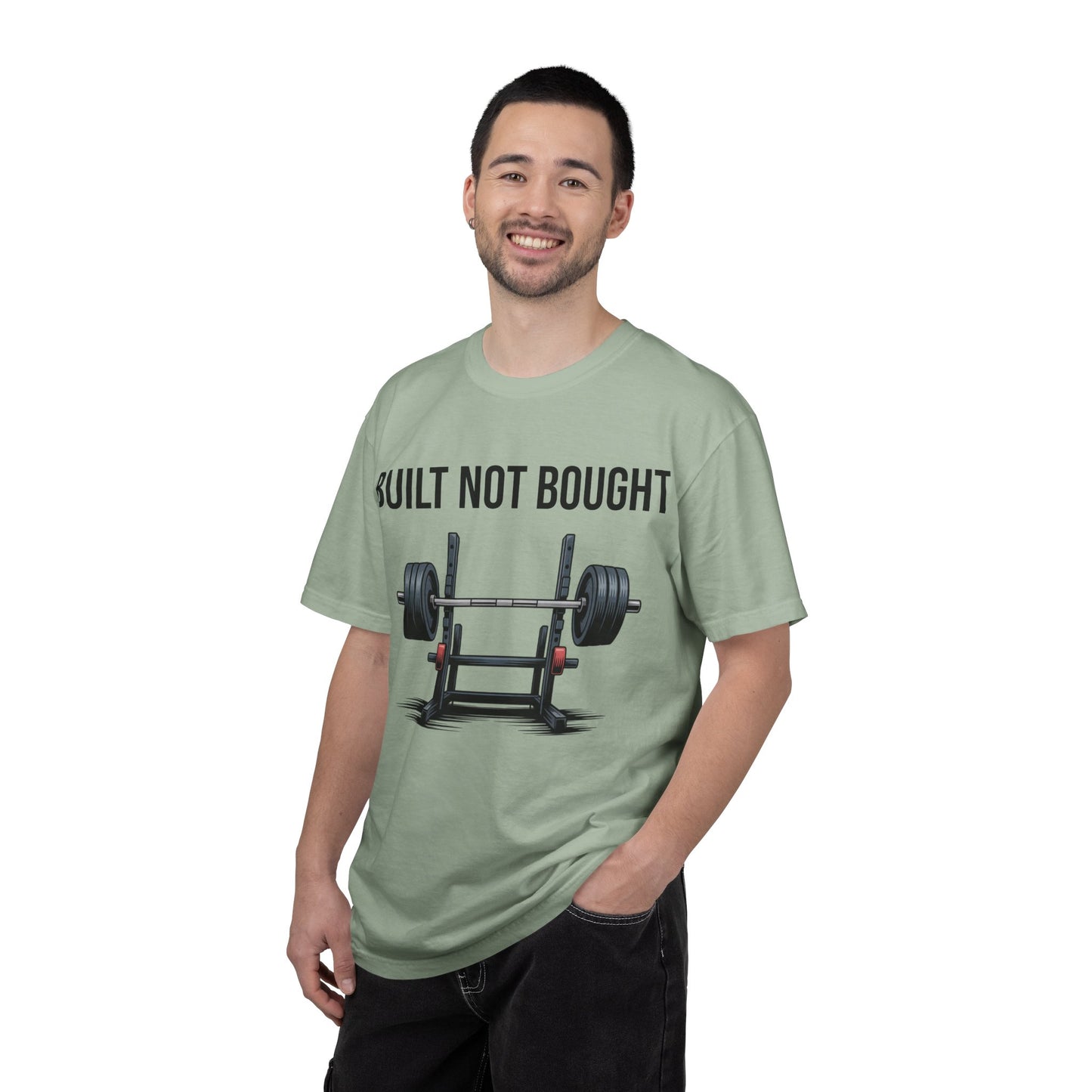 Built Not Bought T-Shirt — Weightlifting Gym Tee