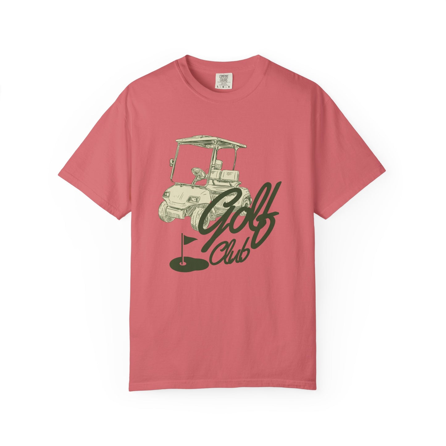 Golf Club Graphic T-Shirt - Vintage Golf Cart Design