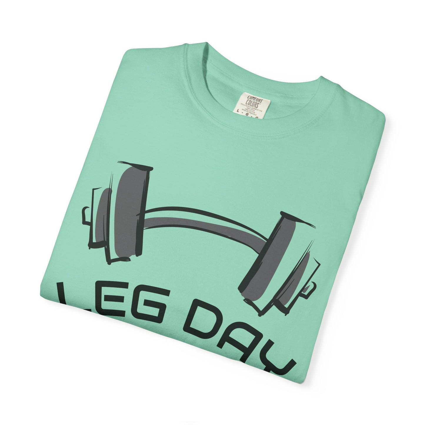 Leg Day Legend T-Shirt — Barbell Gym Workout Tee