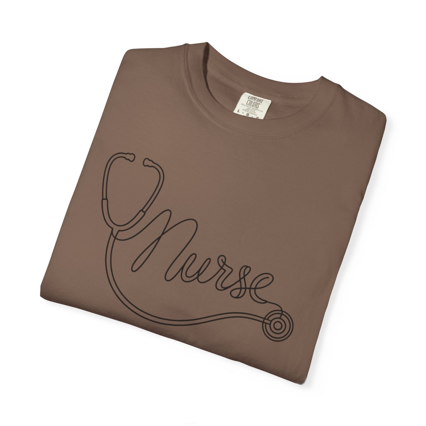 Nurse Stethoscope Script T-shirt | Nursing Medical Tee