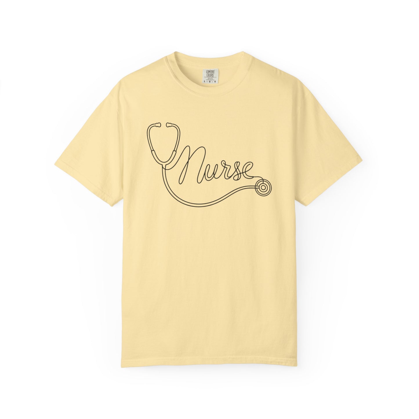 Nurse Stethoscope Script T-shirt | Nursing Medical Tee