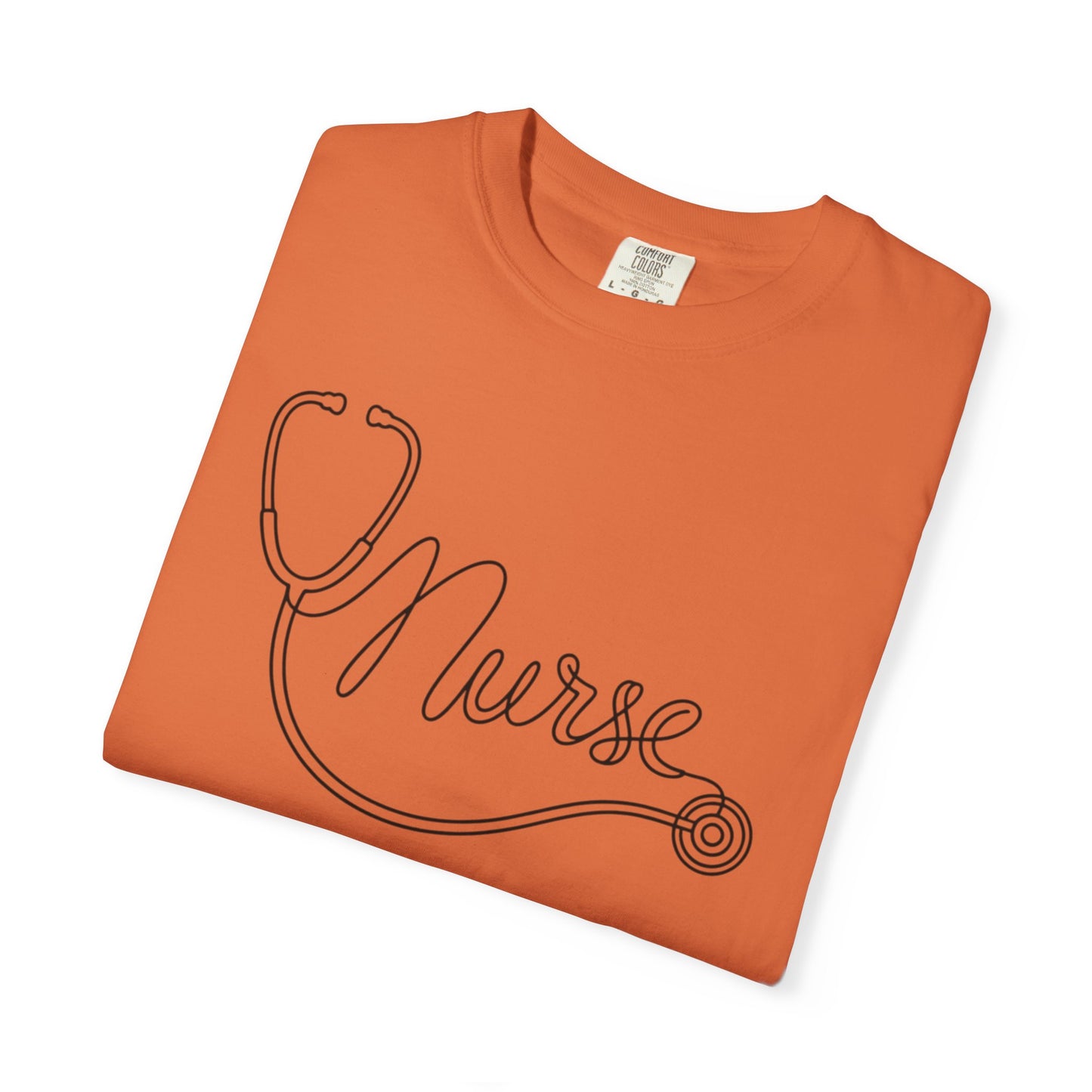 Nurse Stethoscope Script T-shirt | Nursing Medical Tee