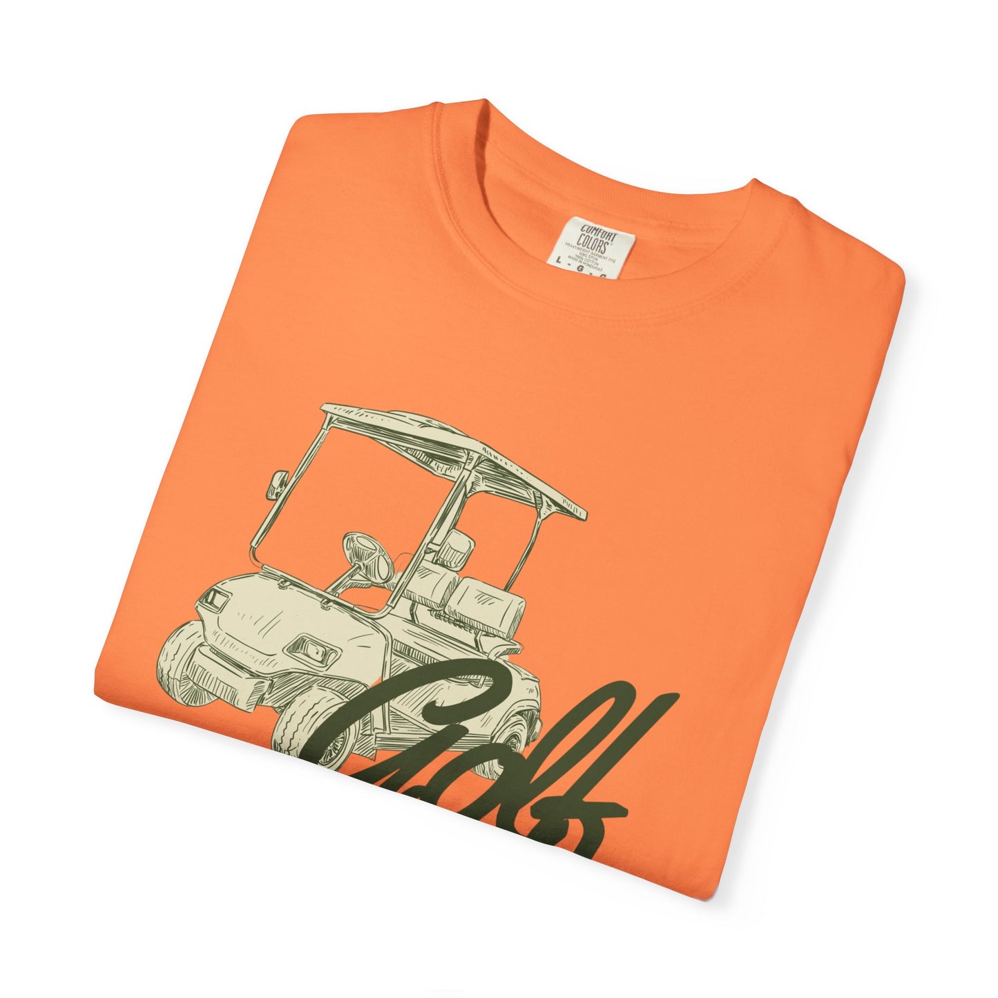 Golf Club Graphic T-Shirt - Vintage Golf Cart Design