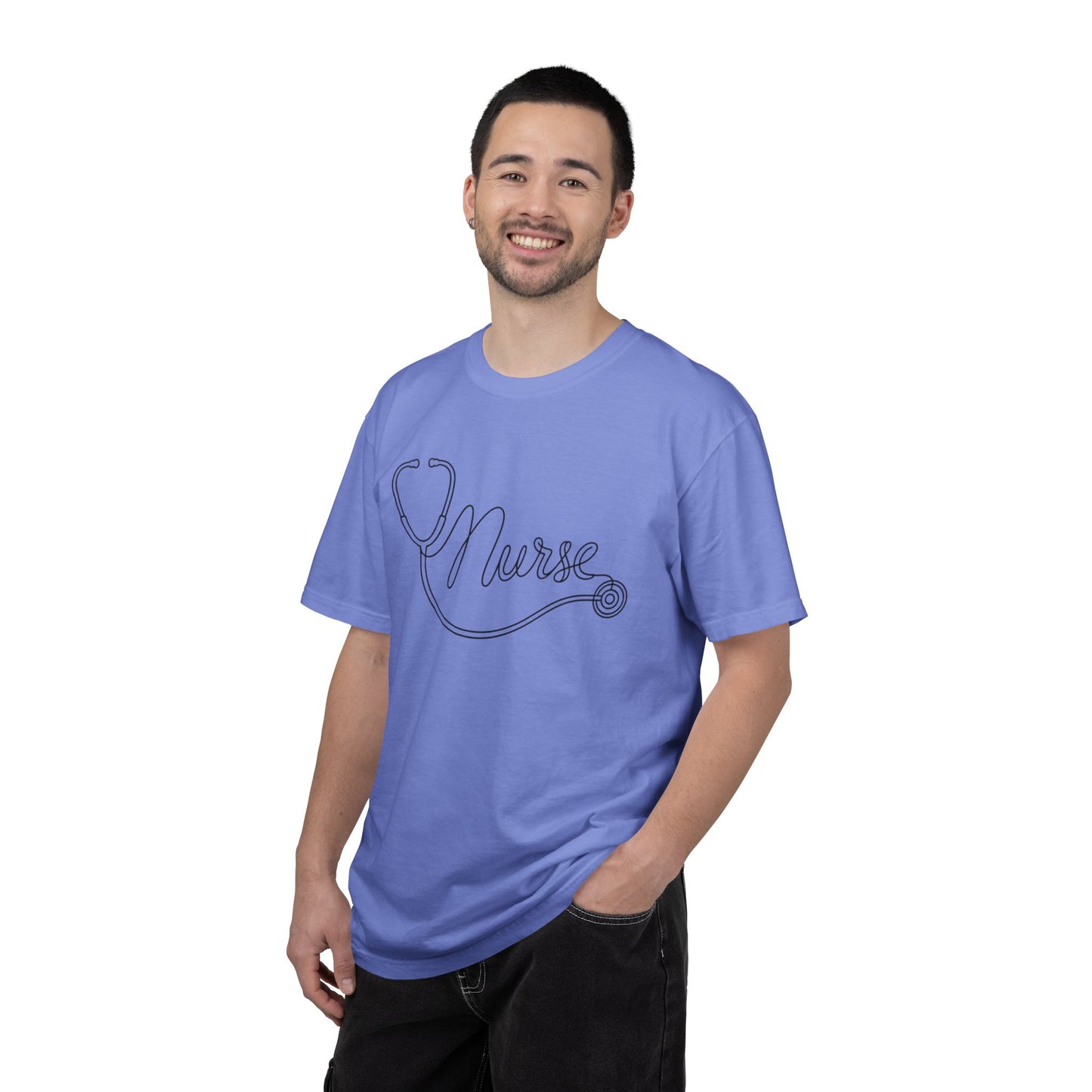 Nurse Stethoscope Script T-shirt | Nursing Medical Tee