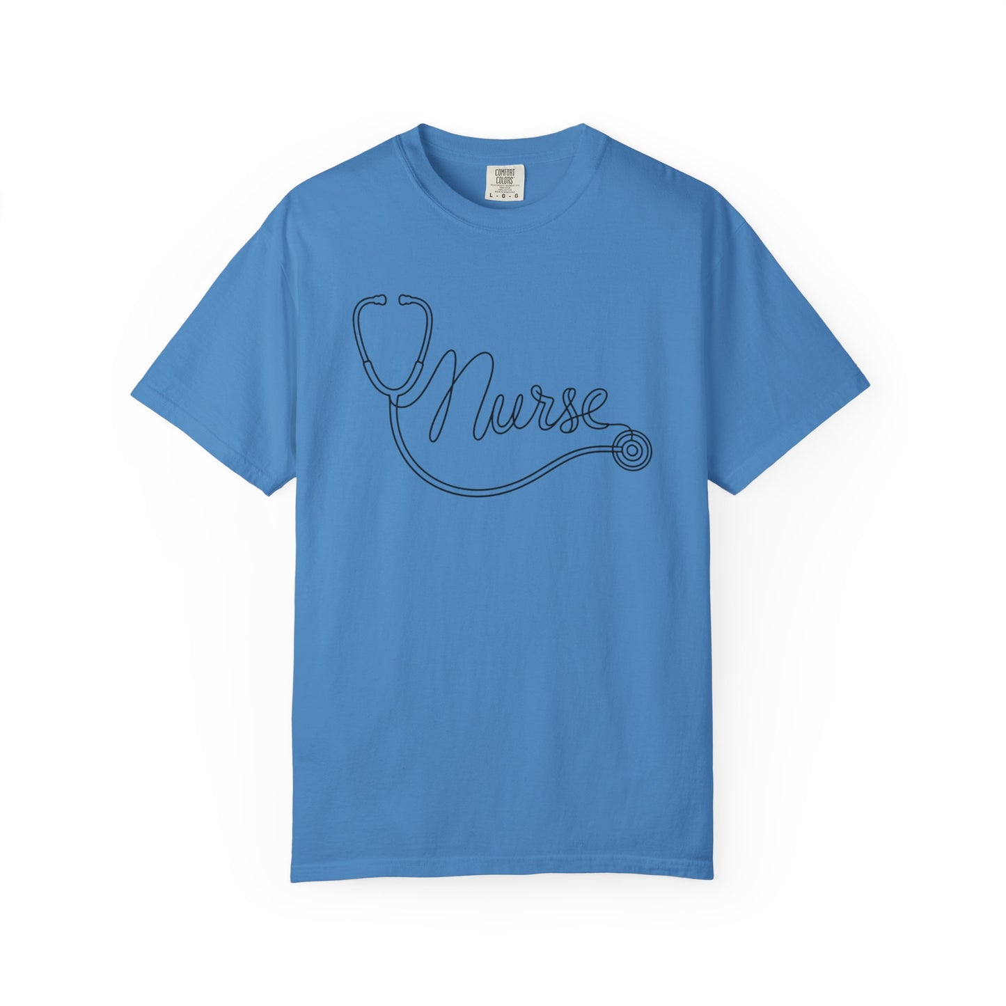 Nurse Stethoscope Script T-shirt | Nursing Medical Tee