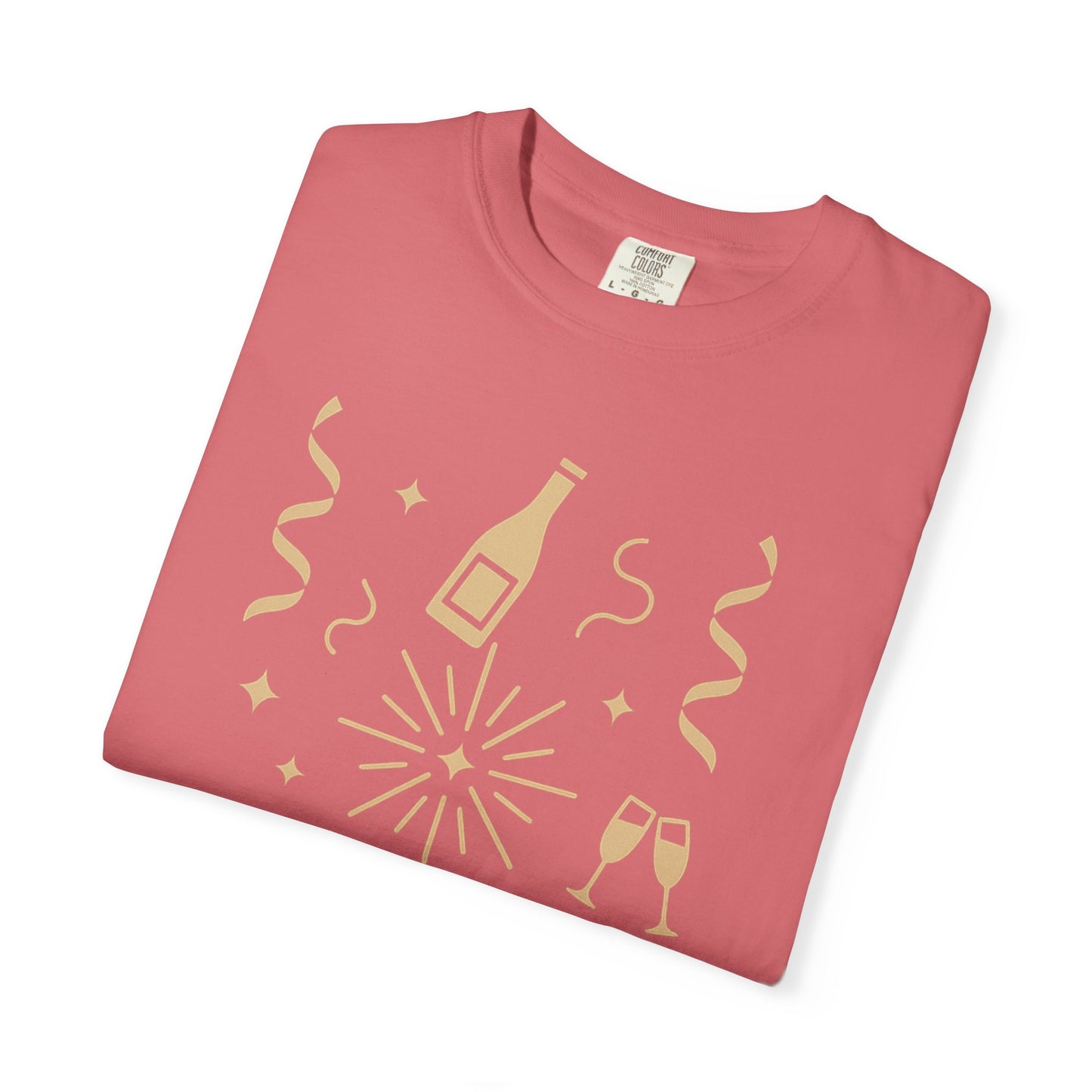 2026 Happy New Year T-Shirt - Champagne Celebration Tee