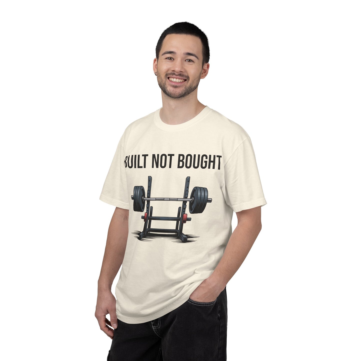 Built Not Bought T-Shirt — Weightlifting Gym Tee