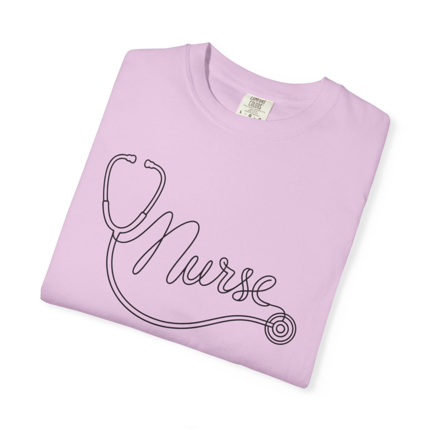 Nurse Stethoscope Script T-shirt | Nursing Medical Tee