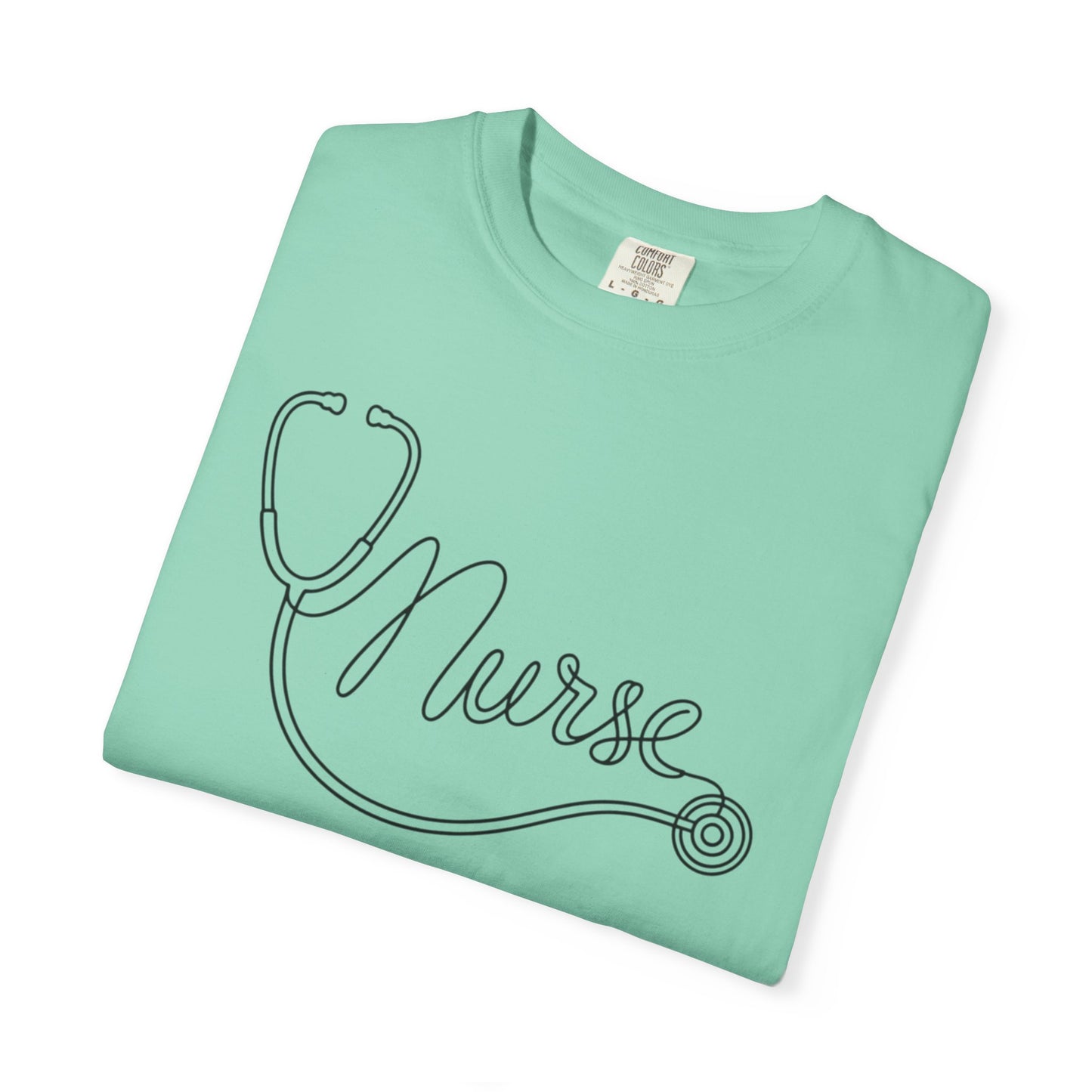 Nurse Stethoscope Script T-shirt | Nursing Medical Tee