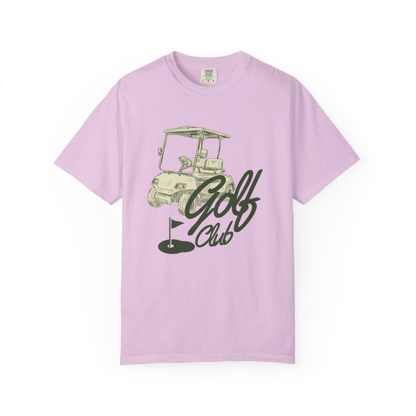 Golf Club Graphic T-Shirt - Vintage Golf Cart Design