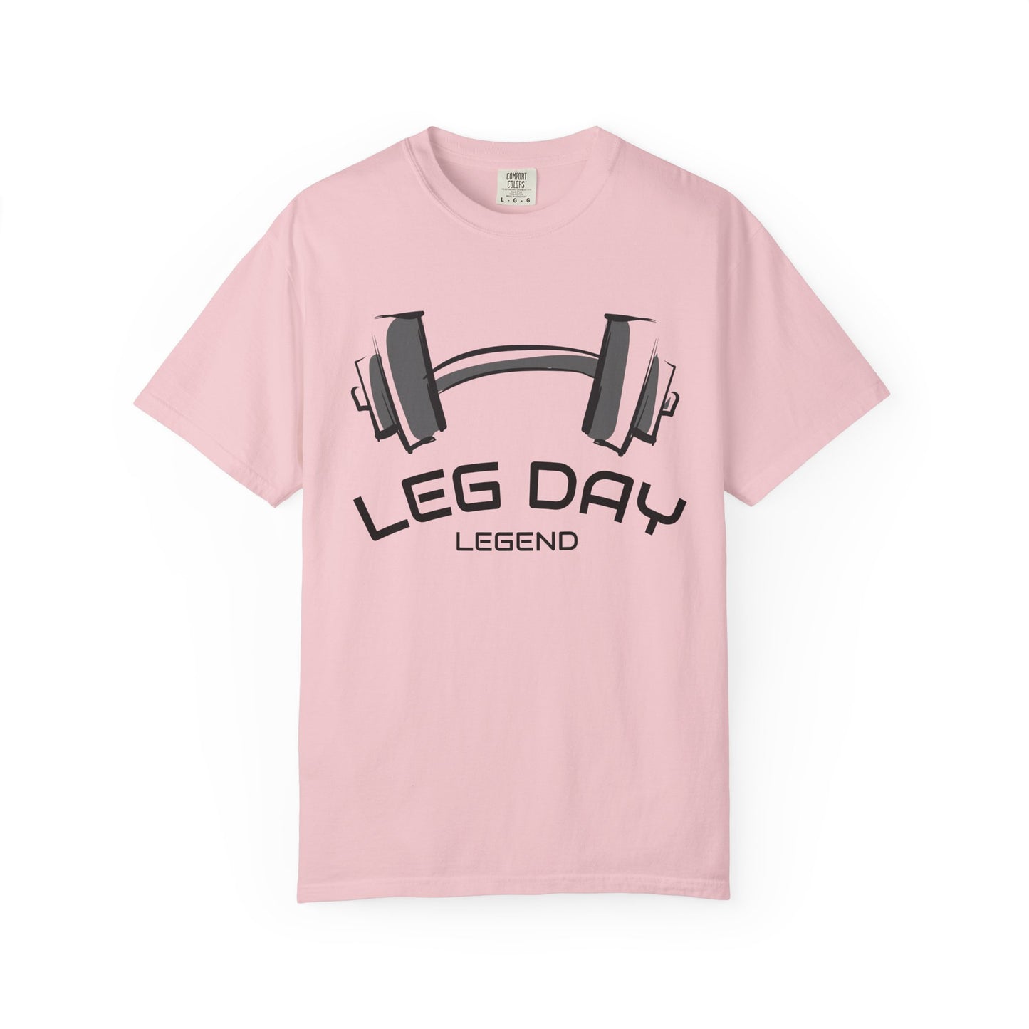 Leg Day Legend T-Shirt — Barbell Gym Workout Tee