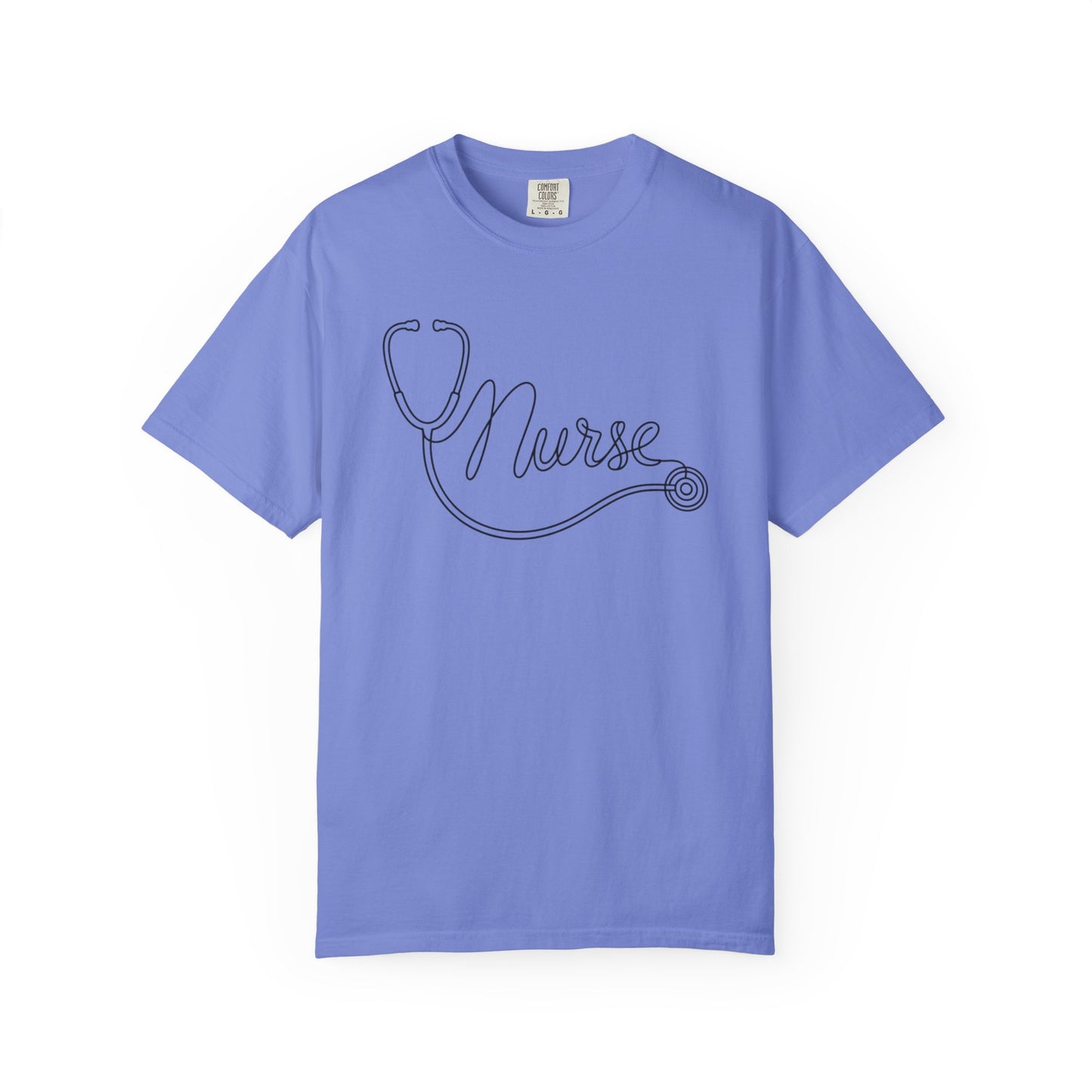 Nurse Stethoscope Script T-shirt | Nursing Medical Tee
