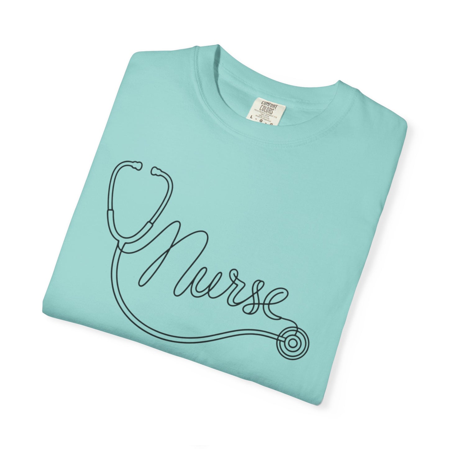 Nurse Stethoscope Script T-shirt | Nursing Medical Tee