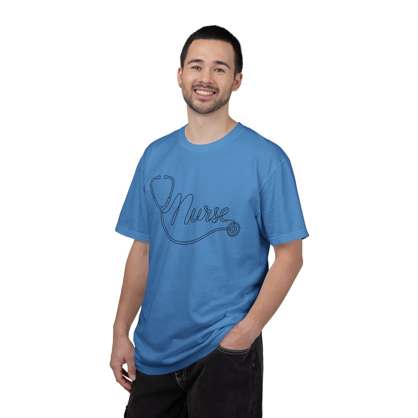 Nurse Stethoscope Script T-shirt | Nursing Medical Tee