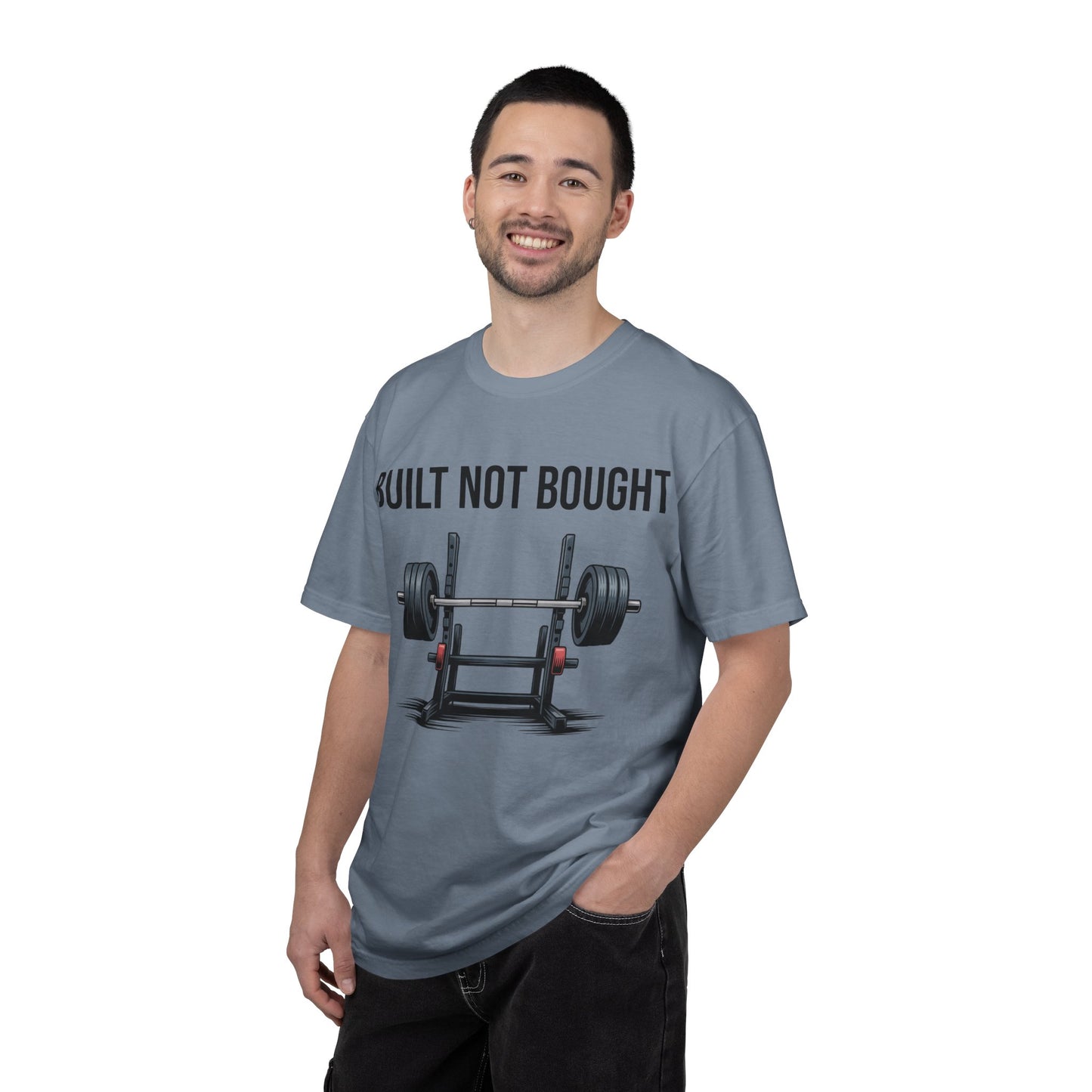 Built Not Bought T-Shirt — Weightlifting Gym Tee