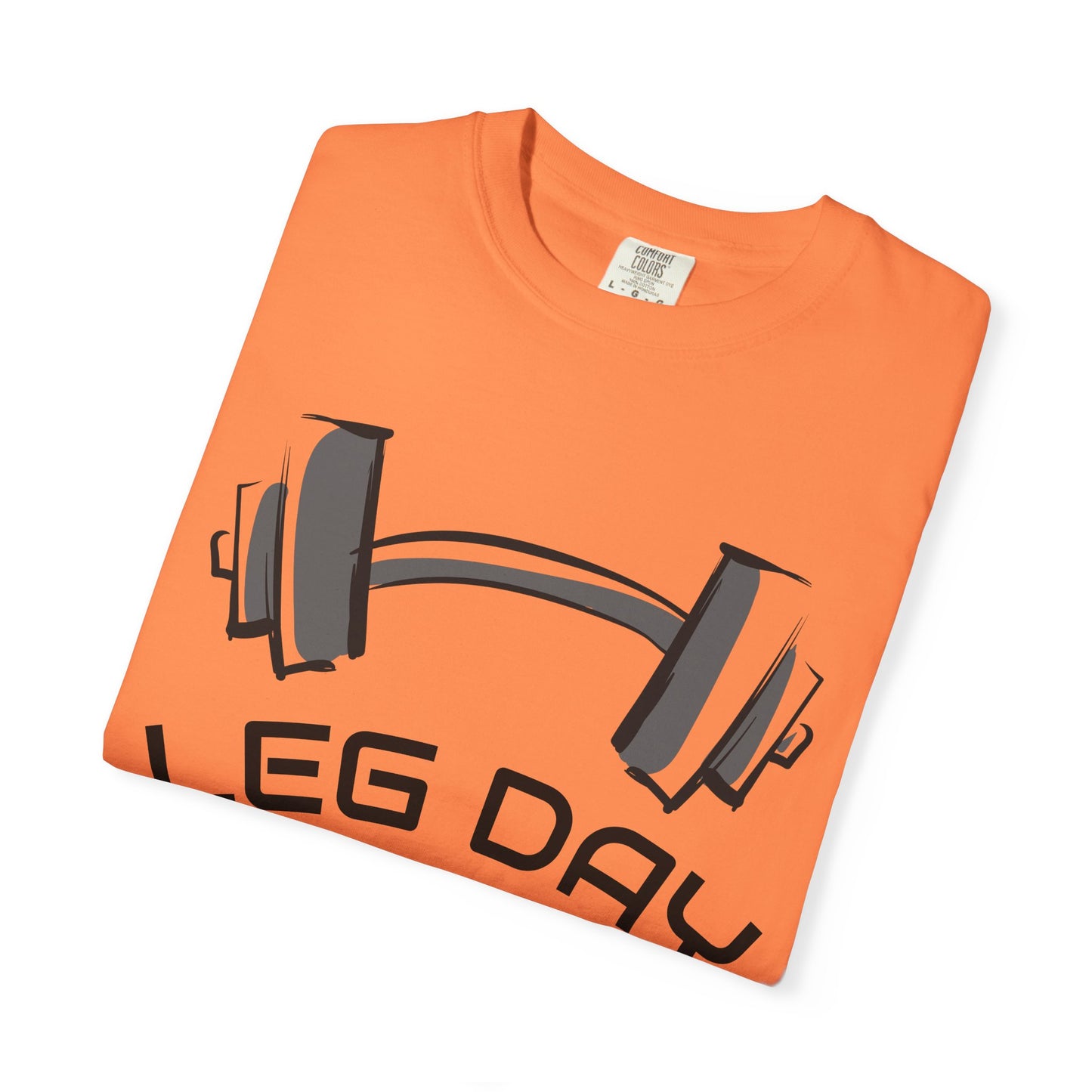 Leg Day Legend T-Shirt — Barbell Gym Workout Tee