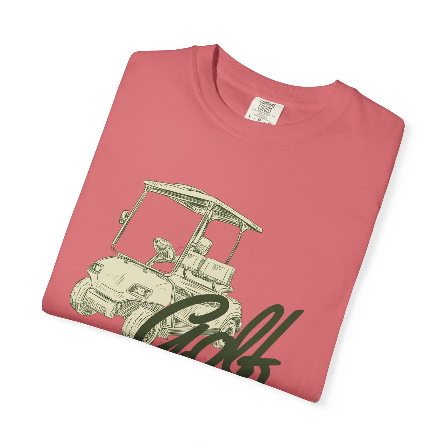 Golf Club Graphic T-Shirt - Vintage Golf Cart Design