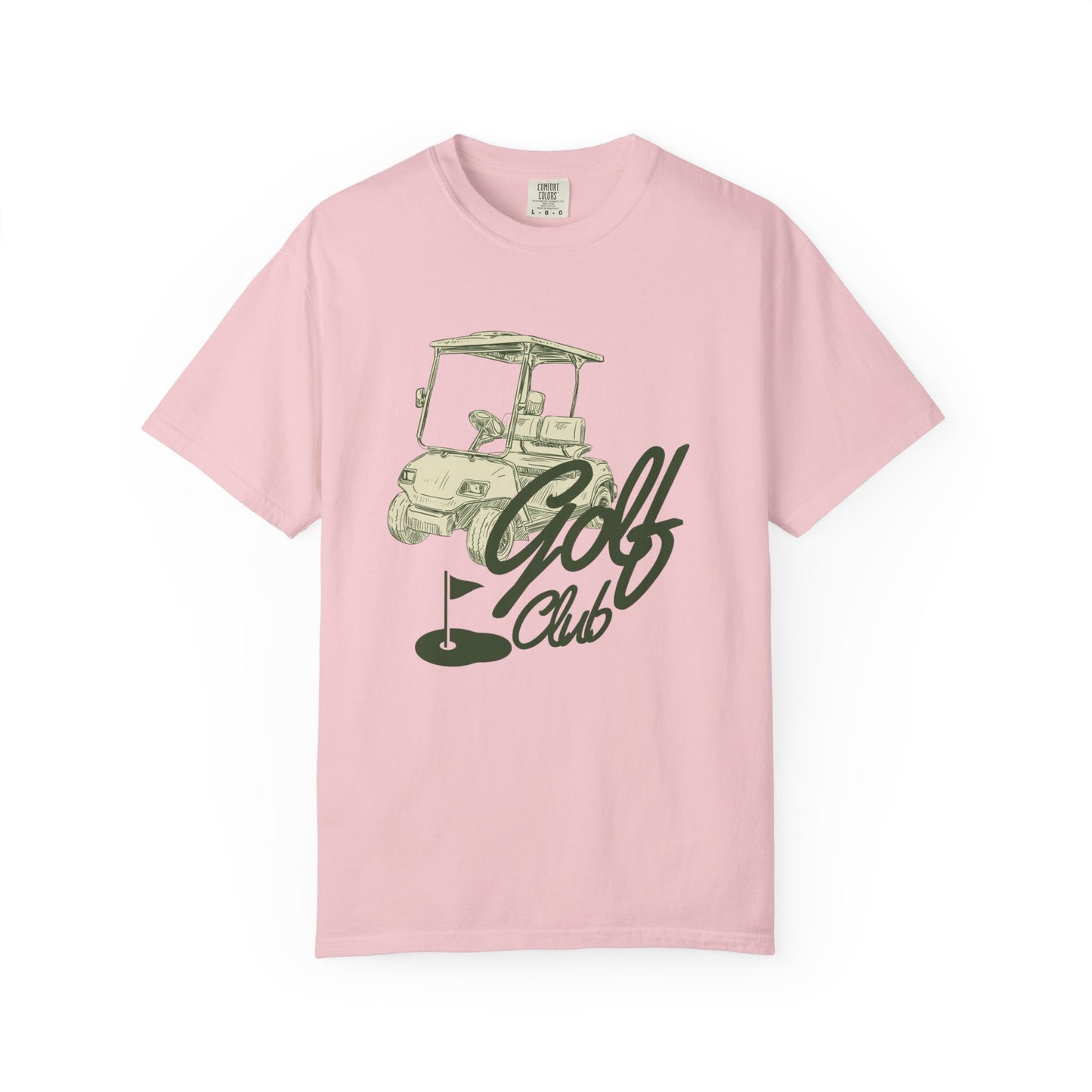 Golf Club Graphic T-Shirt - Vintage Golf Cart Design