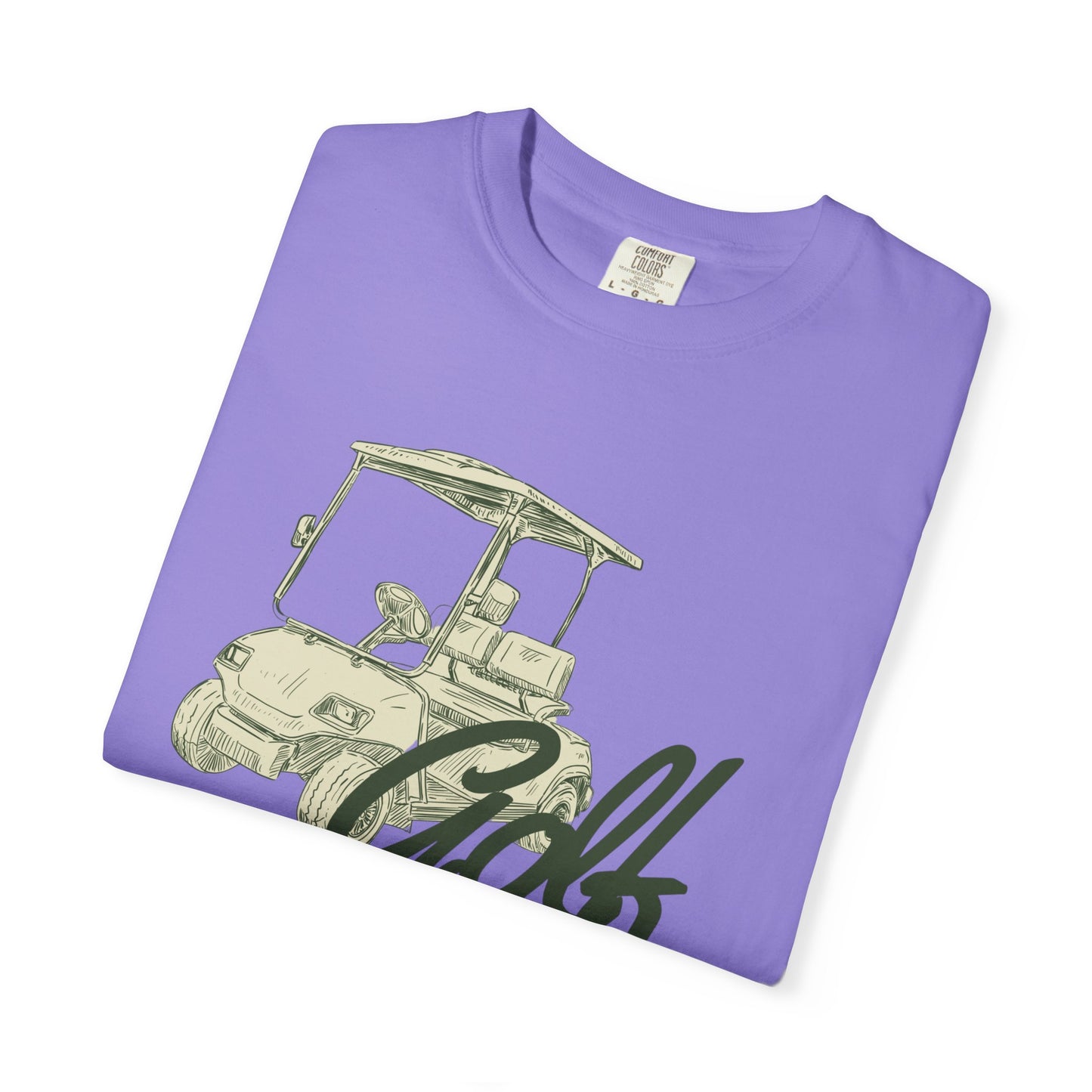 Golf Club Graphic T-Shirt - Vintage Golf Cart Design