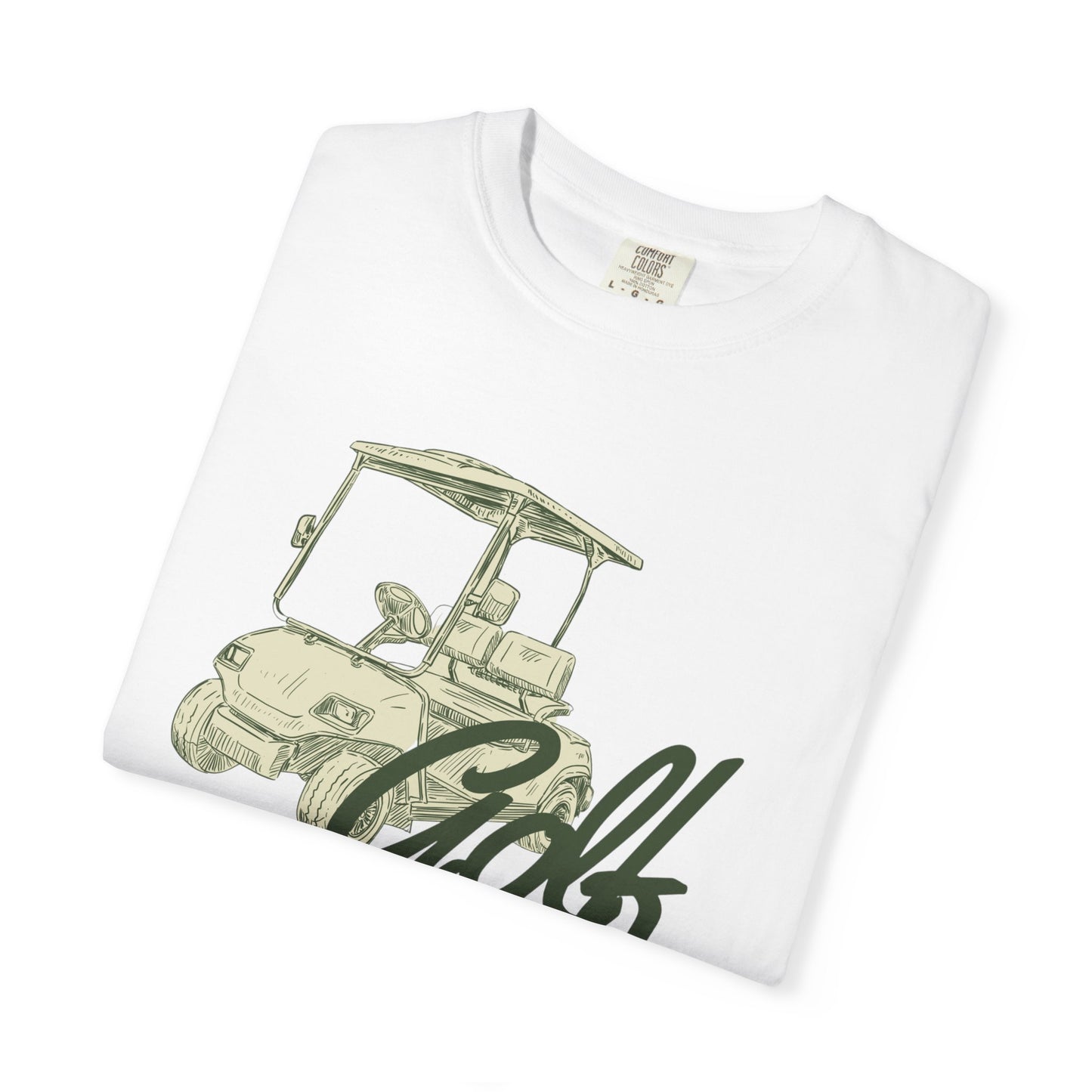 Golf Club Graphic T-Shirt - Vintage Golf Cart Design