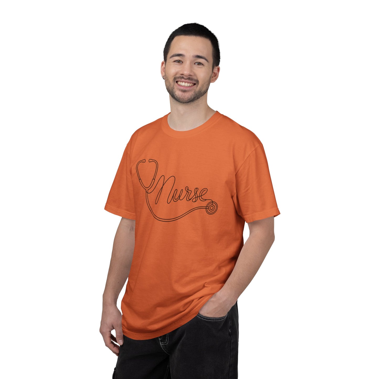 Nurse Stethoscope Script T-shirt | Nursing Medical Tee