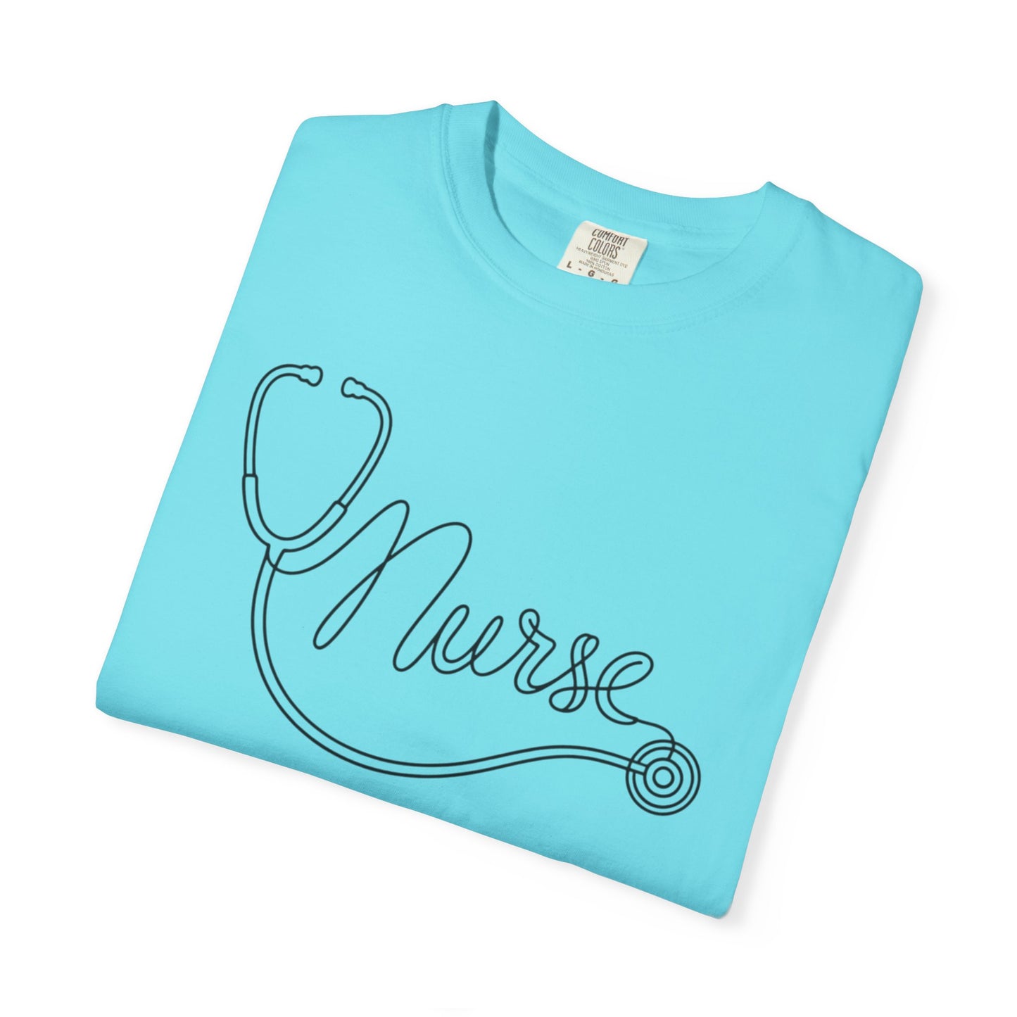 Nurse Stethoscope Script T-shirt | Nursing Medical Tee
