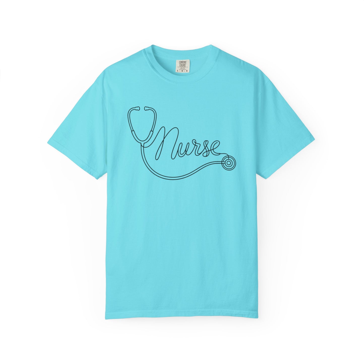 Nurse Stethoscope Script T-shirt | Nursing Medical Tee