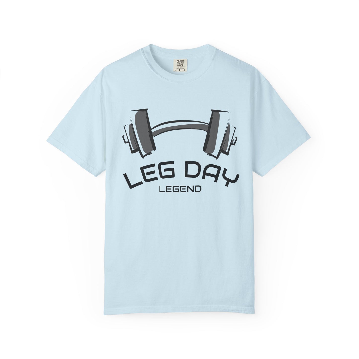 Leg Day Legend T-Shirt — Barbell Gym Workout Tee