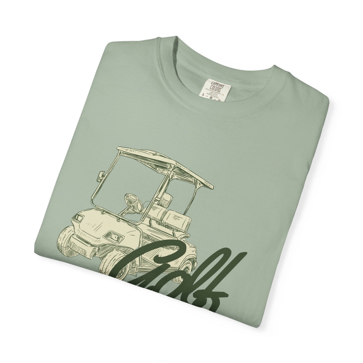 Golf Club Graphic T-Shirt - Vintage Golf Cart Design