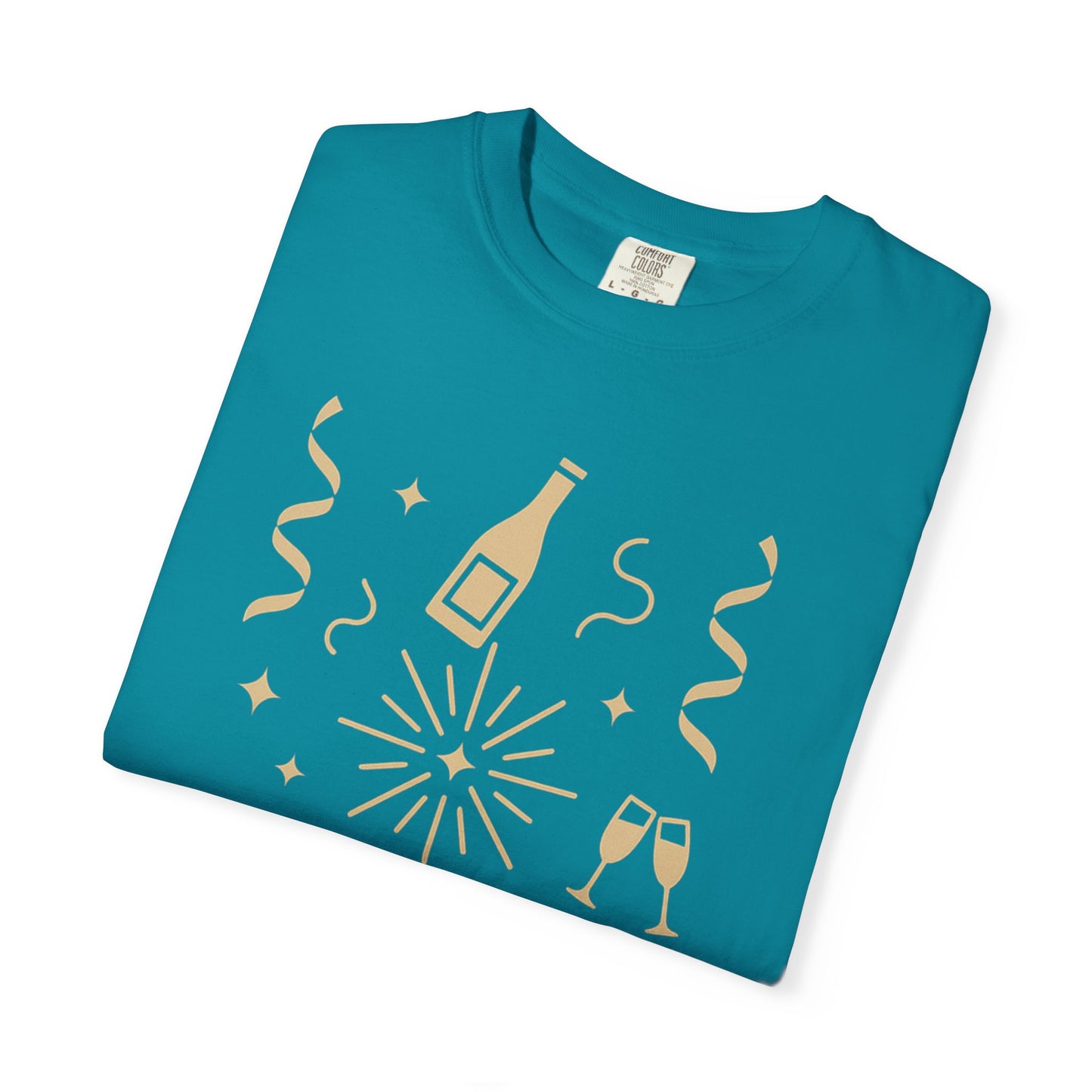 2026 Happy New Year T-Shirt - Champagne Celebration Tee