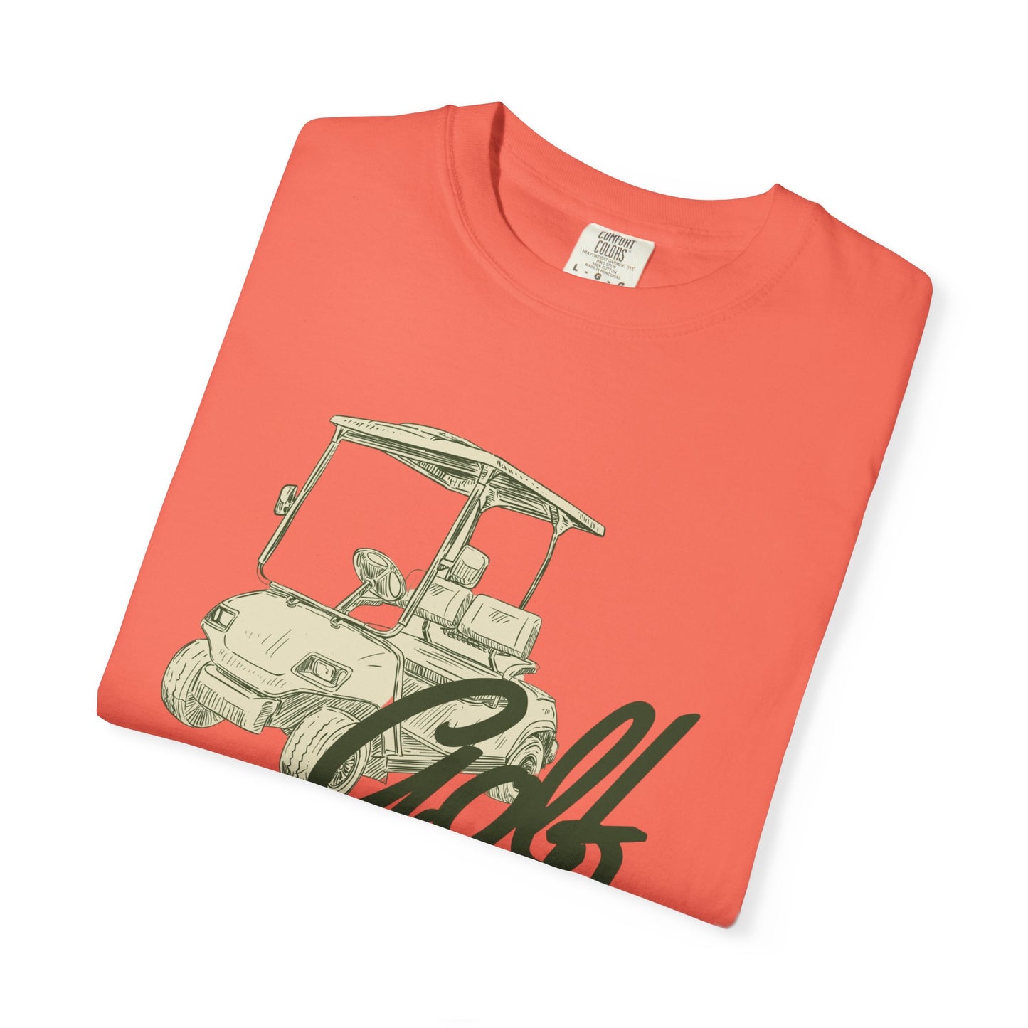 Golf Club Graphic T-Shirt - Vintage Golf Cart Design