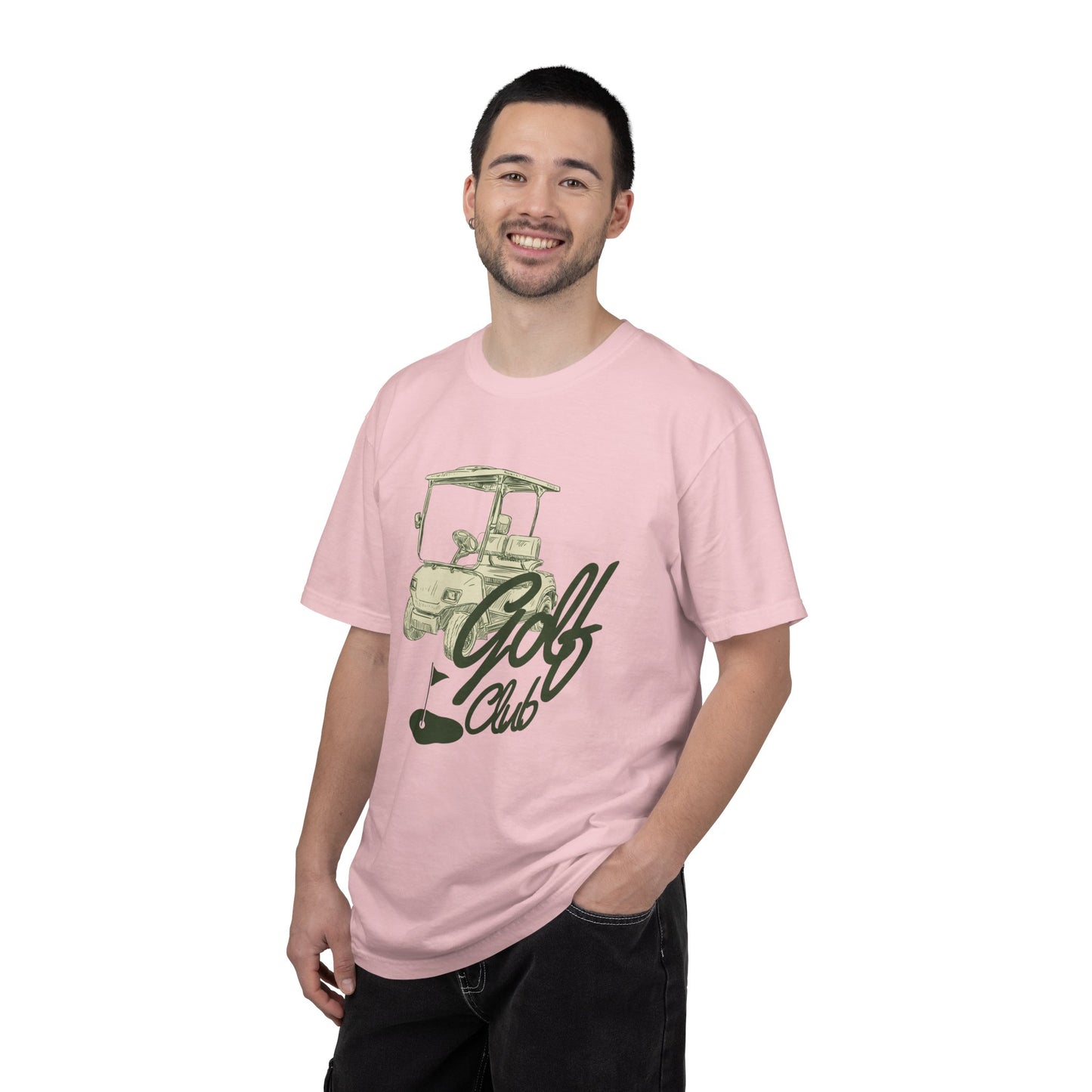 Golf Club Graphic T-Shirt - Vintage Golf Cart Design
