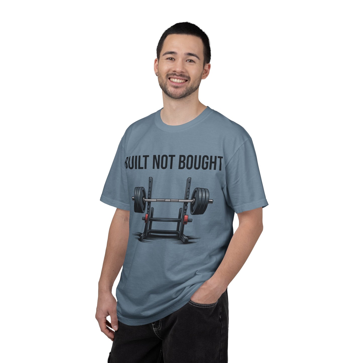 Built Not Bought T-Shirt — Weightlifting Gym Tee