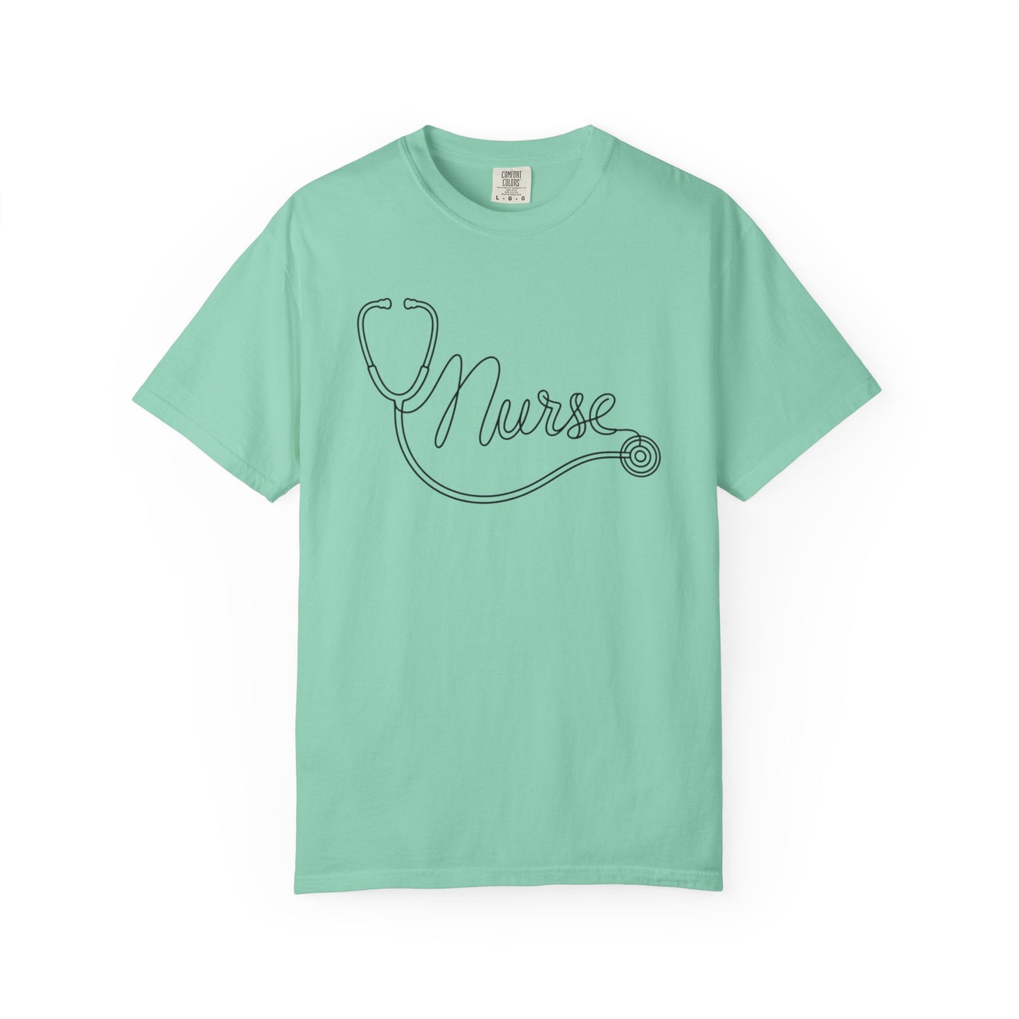 Nurse Stethoscope Script T-shirt | Nursing Medical Tee